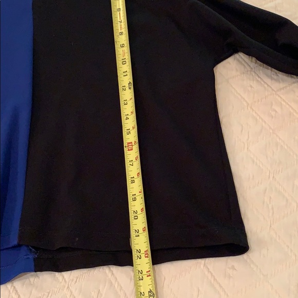 Royal blue and black top - Picture 7 of 7